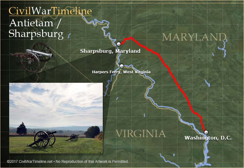 Civil War battle map